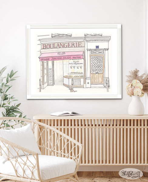 paris boulangerie patisserie jean noel julien art by shell sherree