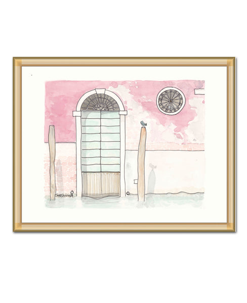venice canal italy wall art by shell sherree