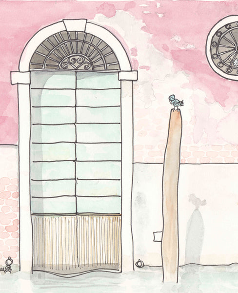 venice canal italy wall art by shell sherree