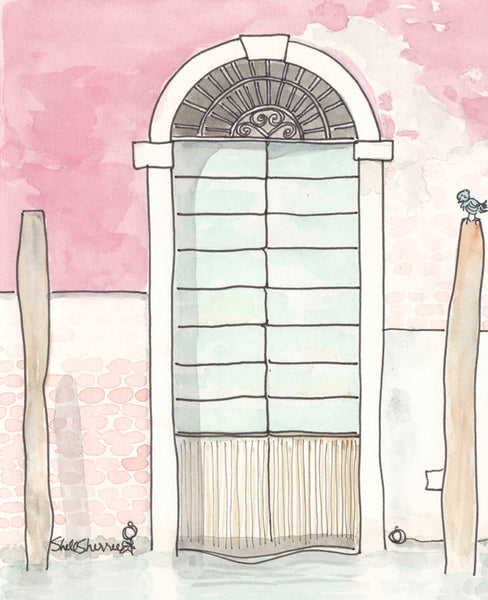 venice canal italy wall art by shell sherree