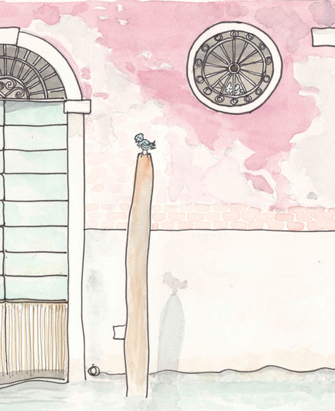 venice canal italy wall art by shell sherree