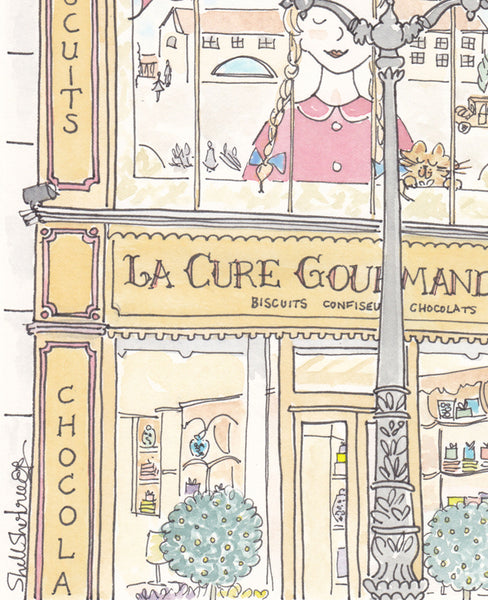 paris print sweet shop la cure gourmande shellsherree