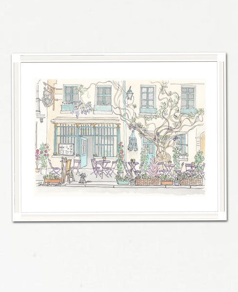 paris bakery french wall art au vieux paris d'arcole by shellsherree