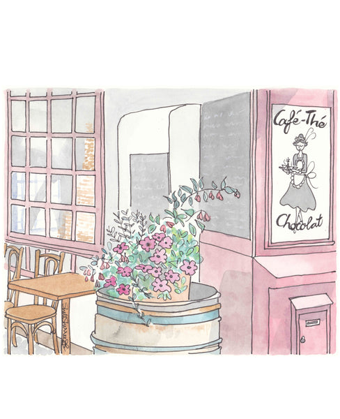 french cafe print Café, Thé, Chocolat shellsherree