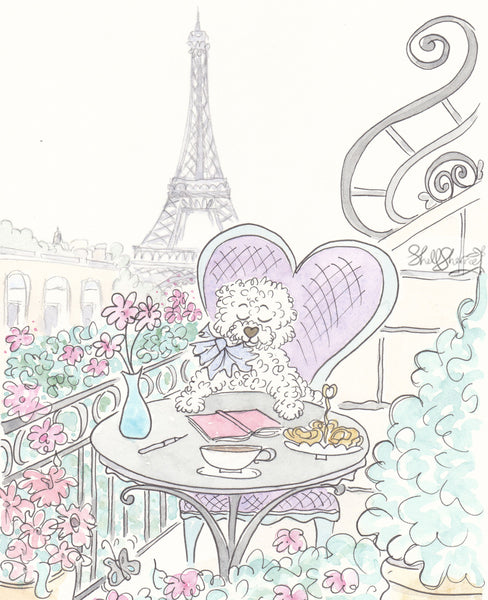 custom pet and portrait illustration art by shell sherree