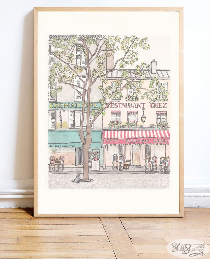 Paris Cafes Summed Up in One Street
