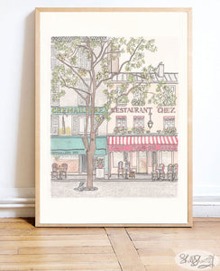 Paris Cafes Summed Up in One Street