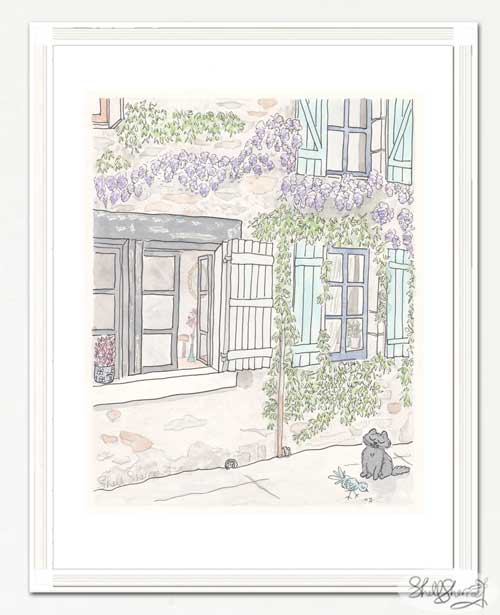 Wisteria Season : collaboration Shell Sherree X A French Collection