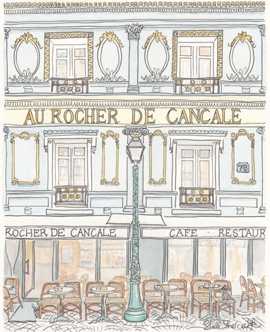 Shop French Cafe and Patisserie Art Prints