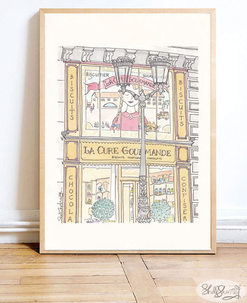 french wall art sweets chocolate la cure gourmande by shell sherree