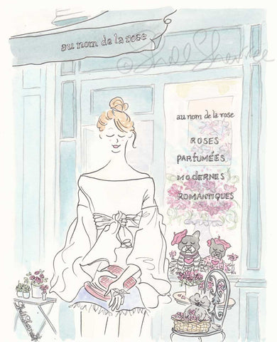 french bulldogs paris french flower shop by shell sherree
